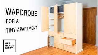 I Built a Wardrobe  Tiny Apartment Build Ep12 [upl. by Dur]