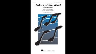 Colors of the Wind SATB Choir  Arranged by Kirby Shaw [upl. by Deehan556]