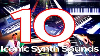 10 Iconic Synthesizer Sounds [upl. by Htebyram233]