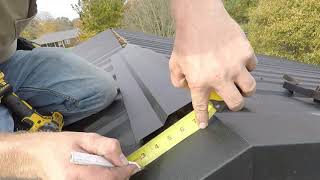 HOW TO INSTALL A VENTED RIDGE CAP [upl. by Lyj]