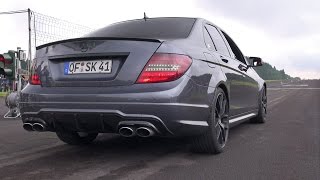 MercedesBenz C63 AMG  Brutal REVS [upl. by Aehsal]