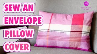 How to Sew and Envelope Pillow Cover  HGTV Handmade [upl. by Keyek275]