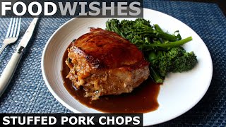 Stuffed Pork Chops  Food Wishes [upl. by Farrica588]