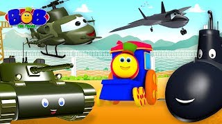 Visit to the Army Camp  Bob The Train Videos amp Song  Kids Nursery Rhymes [upl. by Nagirrek]