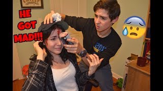 BLEEDING HEAD PRANK ON BROTHER [upl. by Annawahs]