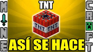 COMO HACER TNT EN MINECRAFT [upl. by Nivel]