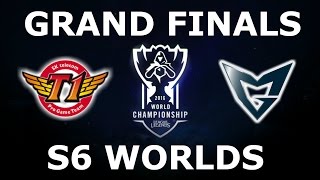 SKT vs SSG  Finals Full Series S6 LoL eSports World Championship 2016 SKT T1 vs Samsung [upl. by Seibold]