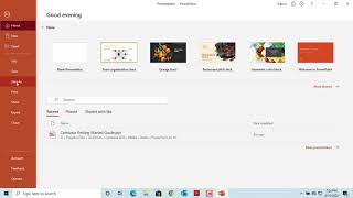 How to Create a Presentation in PowerPoint  Office 365 [upl. by Edison618]