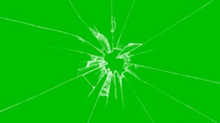 4 awesome shattered green screen effects footage HD [upl. by Atauqal454]