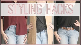 How to Tuck and Tie Your Shirts  Styling Hacks [upl. by Edlin]