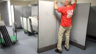 Herman Miller Install 1  office furniture [upl. by Doralynne]