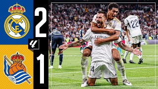 Real Madrid 21 Real Sociedad  HIGHLIGHTS  LaLiga 202324 [upl. by Alessandro123]