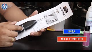 IKEA MILK FROTHER Review amp Battery Installation [upl. by Annaor]