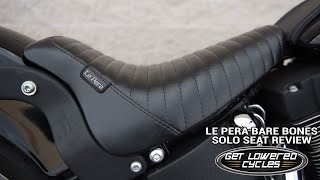 Le Pera Bare Bones Solo Seat Review  GetLoweredcom [upl. by Yahs258]