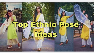 Top Poses for Girls in Ethnic Wear  Pose With Dupatta  Suit amp Kurtis pose MYClicks Instagram [upl. by Eardnaed]