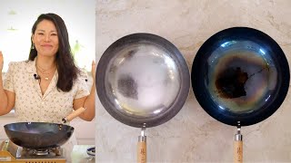 How to Season a Wok and Maintain at Home  What Wok Im Using amp Where You Can Buy It Too [upl. by Ancell]