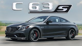 The Luxury MUSCLE CAR  2020 MercedesAMG C63S Coupe Review [upl. by Aleahpar]