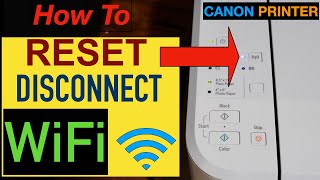 Canon Pixma Reset WiFi Network [upl. by Annekam755]