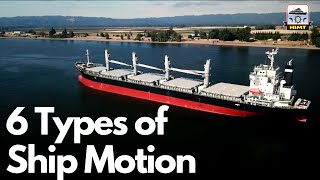 6 Types of Ship Motion  Animated Explaination [upl. by Hurd22]