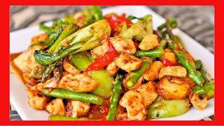 Orange Chicken with Vegetables Stir Fry [upl. by Nigrom]