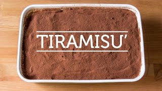 Italian TIRAMISU  Original Italian recipe 2min [upl. by Aiceled]