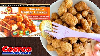 🇨🇳 Crazy Cuizine Mandarin Orange Chicken  Costco Product Review [upl. by Zuliram916]