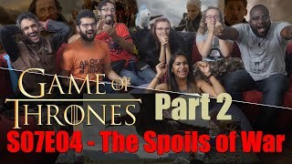 Game of Thrones  7x4 The Spoils of War Part 2  Group Reaction [upl. by Lau]