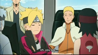 Boruto learns about new prosthetic arm  Sasuke visits Naruto  BorutoNaruto latest episode [upl. by Ennaitak]