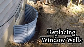 Replacing Window Wells  East Brunswick NJ 08816 [upl. by Joon]