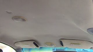 Reupholstering a Headliner Auto Upholstery [upl. by Kaasi53]