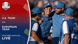 LIVE  Featured Matches  2023 Ryder Cup Day 1 [upl. by Zerdna]