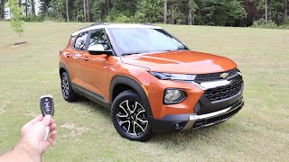 2022 Chevrolet Trailblazer AWD Activ Start Up Test Drive Walkaround POV and Review [upl. by Naerda754]