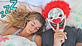 SCARY MASK PRANK ON MY GF She Hit Me [upl. by Thurlow]