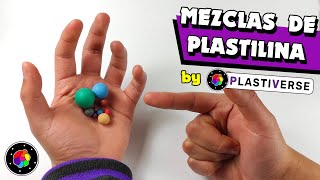 🔴Cómo Hacer MEZCLAS DE COLORES DE PLASTILINA  PlastiVerse [upl. by Roxi]