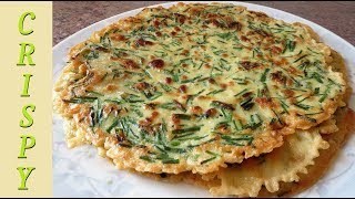 Chinese Egg and Garlic Chive Pancakes [upl. by Ybbob]