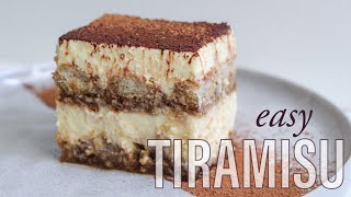 Easy Tiramisu  No Raw Eggs [upl. by Bowlds]