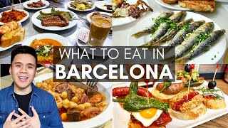 TOP 10 RESTAURANTS IN BARCELONA  Barcelona Food Guide [upl. by Bucher]