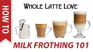 Milk Frothing for Beginners [upl. by Melvena827]