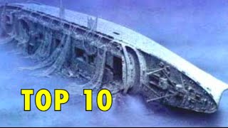 Top 10 Most Famous Shipwrecks [upl. by Vieva134]