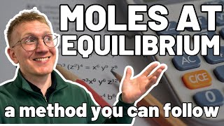 Calculating Moles at Equilibrium [upl. by Rehpotsirh]