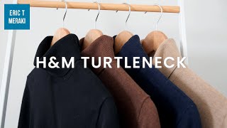 HampM HAUL Mens Turtleneck Sweater Review  Info amp Size Guide [upl. by Asirram486]