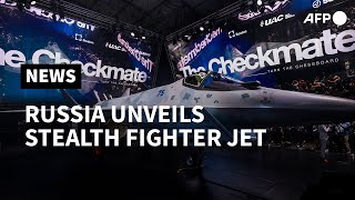 Russia unveils nextgeneration stealth fighter jet The Checkmate  AFP [upl. by Kreit]