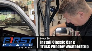 Replacing Our Chevy C10s Window Weatherstripping [upl. by Philipps]