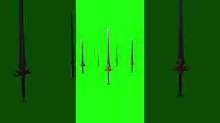 Sword Effect Green Screen [upl. by Erodasi492]