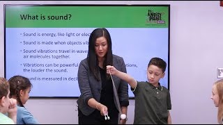 Tuning Fork Classroom Demonstration Sound Vibrations [upl. by Assenat565]