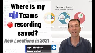 Where is my Teams recording saved [upl. by Wildon366]