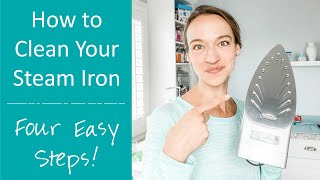 How to Clean Your Steam Iron Plate [upl. by Rubi661]