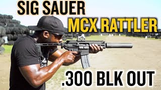 Sig Sauer MCX RATTLER  FIRST MAG REVIEW [upl. by Lewanna]