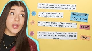 Enthalpy Stoichiometry Part 1 Finding Heat and Mass [upl. by Eneleh843]