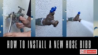 How to Replace a Hose Bibb [upl. by Alphonse]